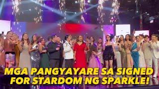 MGA EKSENA AT PANGYAYARE SA STAR-STUDDED NA CONTRACT "SIGNED FOR  STARDOM" NG SPARKLE GMA! PANUORIN