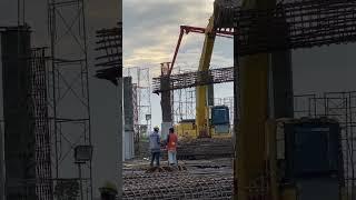 Proyek jembatan pandansimo mendekati bibir sungai progo