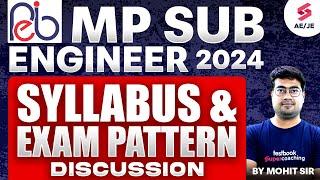 MP Sub Engineer 2024 Syllabus And Exam Pattern Discussion By Mohit Sir