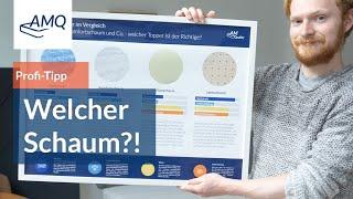 Diese 4 Topper-Schäume solltest du kennen: Komfortschaum, Viscoschaum, Gelschaum und Latex | AMQ