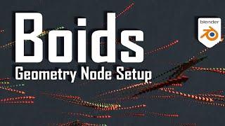 Boids Simulation - Blender Geometry Nodes