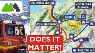 Comparing the 3 Jungfraujoch routes - Which route is best for you?