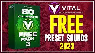 Free Vital Preset Pack 2023 | 50 Free Patches for Vital Vst