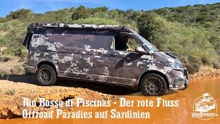 VW T5 & T6.1 - 4MOTION Offroad Impressionen - Sardinien, Rio Rosso di Piscinas  - Der rote Fluss