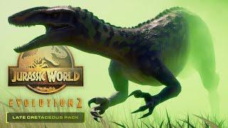 LATE CRETACEOUS DLC SHOWCASE | ALL NEW SPECIES, ALL SKINS | Jurassic World Evolution 2 NEW DLC