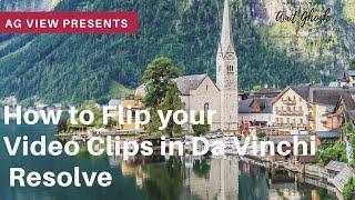 How to Flip your Video Clips || Da Vinchi Resolve 15 || Editing Tutorial || 4k 2160p