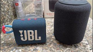 JBL Go 3 va tronsmart T6 mini COMPARATIVA