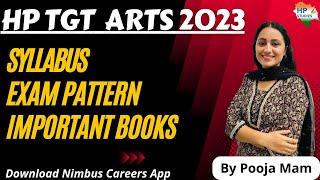 HP TGT Commission Arts 2023 | New Syllabus & Pattern | HP TGT ARTS 2023 | HP Studies