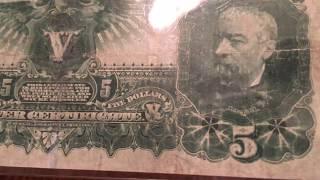 1896 $5 educational note