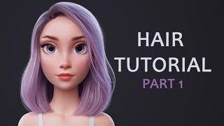 Blender Hair Tutorial Part 1 (styling the hair)