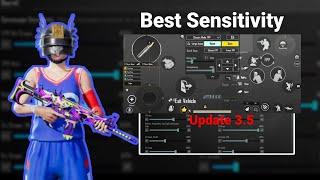 PUBG Update 3.5Best Sensitivity Code& 5 Fingers Control Settings | BGMI / Pubg Mobile 2025