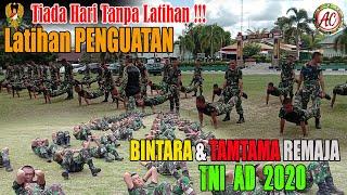 latihan fisik TNI - Latihan Penguatan | Bintara Tamtama Remaja TNI AD 2020