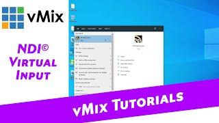 NDI Virtual Input- Connect your vMix production to external programs like Zoom, Skype and browsers.