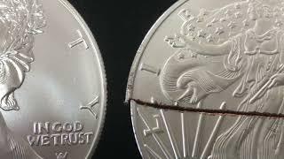 2023 Fake Silver Eagle purchased on eBay for $22- How to tell.