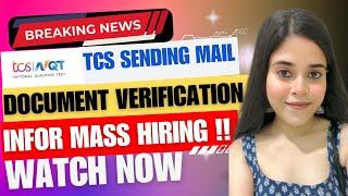 TCS DOCUMENT VERIFICATION | ARE YOUSELECTED? | INFOR, COGNIZANT, GENPACT HIRING | OFF CAMPUS 