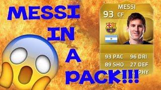 MESSI IN A PACK!! - Fifa 15 UItimate Team (PS4)