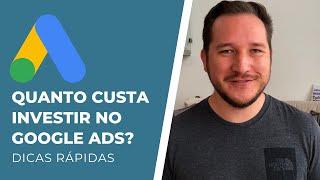 [DICAS RÁPIDAS] Quanto custa investir no Google Ads? Veja como simular quanto investir.