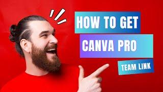 How To Get Canva Pro Team Link | Daily Update