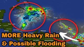 Unstable Weather In The Caribbean Due to Tropical Waves, Heavy Rain Likely Today • 02/06/24