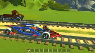 Scrap Mechanic. Гонка поршневых машин, первый отборочный этап / steam wheels racing