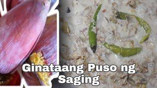 Ginataang Puso ng Saging- Tamang Paraan ng Pag gulay (turn on english subtitles/caption)