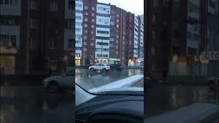 Странное ДТП на районе #auto #mazda #shorts