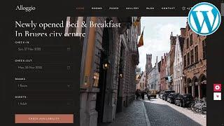 Alloggio Hotel Booking Website  WordPress Themes & Templates 
