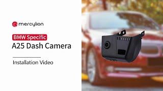 Mercylion A25 OEM-style dashcam install on BMW 5 Series