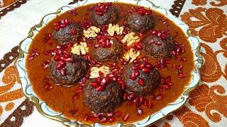 طرز تهیه کوفته انار مخصوص شب یلدا | Pomegranate Meatballs| Persian Food