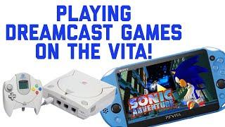 Playing Dreamcast games on the PS Vita! Flycast emulator test - Crazy Taxi, Sonic Adventure and more