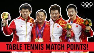 Every Winning Point in Table Tennis Finals since 1988! 