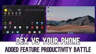 Samsung Dex vs Your Phone | Z Fold 2 vs Surface Duo