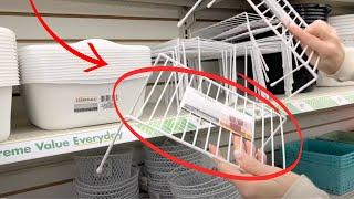 Everyone will be buying Dollar Store dish racks when they see this genius bathroom idea!