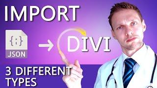 How to import JSON files in Divi | Learn with the WPress Doctor ‍