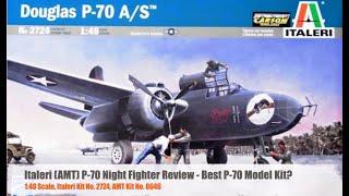 Italeri (AMT) 1:48 P-70 Review - Best P-70 Model Kit?