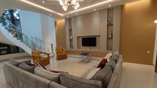تصميم بيت منفرد و عصري مساحة ٣٤٠ متر مربع في كربلاء | من اعمال مكتب ياسر الهندسي living rooms ideas