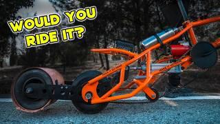 Bicycle with go kart wheels | Full Build