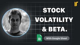 Understanding Stock Beta and Volatility (with Google Sheet) #volatility #momentumstocks #sharemarket