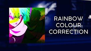 How to Make Rainbow Colour Correction on After Effects!