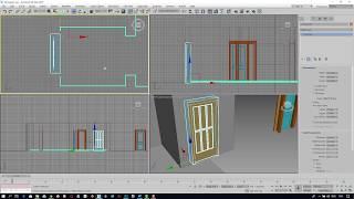 Двери в 3ds Max при помощи инструмента doors