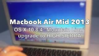 Macbook Air mid 2013 Upgrade from Mountain Lion to High Sierra. Will it cause any ISSUE?