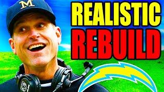 I Rebuilt the L.A. Chargers with JIM HARBAUGH in Madden 24.