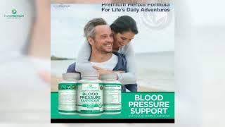 Premium Blood Pressure Support Supplement by PurePremium with Hawthorn & Hibiscus - Natural  Reviews