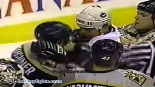 Nashville Predators and Vancouver Canucks Brawl (1998) (720p HD)