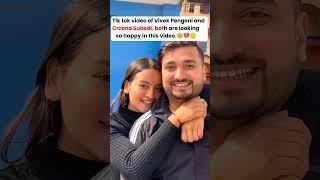 Insta Reels video of Vivek Pengeni and Crzana Subedi, both are looking so happy in this video.