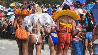 Live crop over barbados carnival 2022 parade Wi