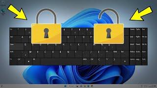 Cómo bloquear o desbloquear un teclado en Windows 11 / 10/8/7 | Lock & Unlock Keyboard  /  ⌨️