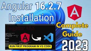 Easy Angular Project Setup in Visual Studio Code [2023] | Complete Angular Setup Guide