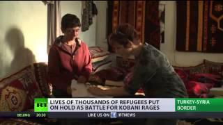 Lives of thousands refugees put on hold as battle for Kobani rages