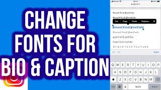 How to Change Fonts on Instagram Bio & Caption